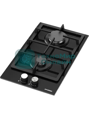 Газовая варочная панель Hyundai HHG 3230 BK черный