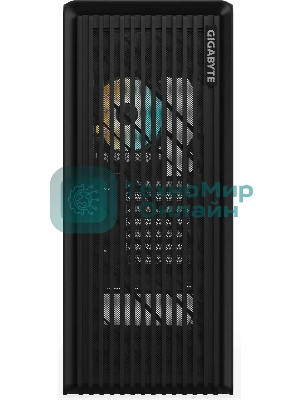 Корпус Gigabyte C103G Glass Black, Midi-Tower, чёрный, закалённое стекло, ARGB подсветка, 1 x 120 мм (в комплекте)