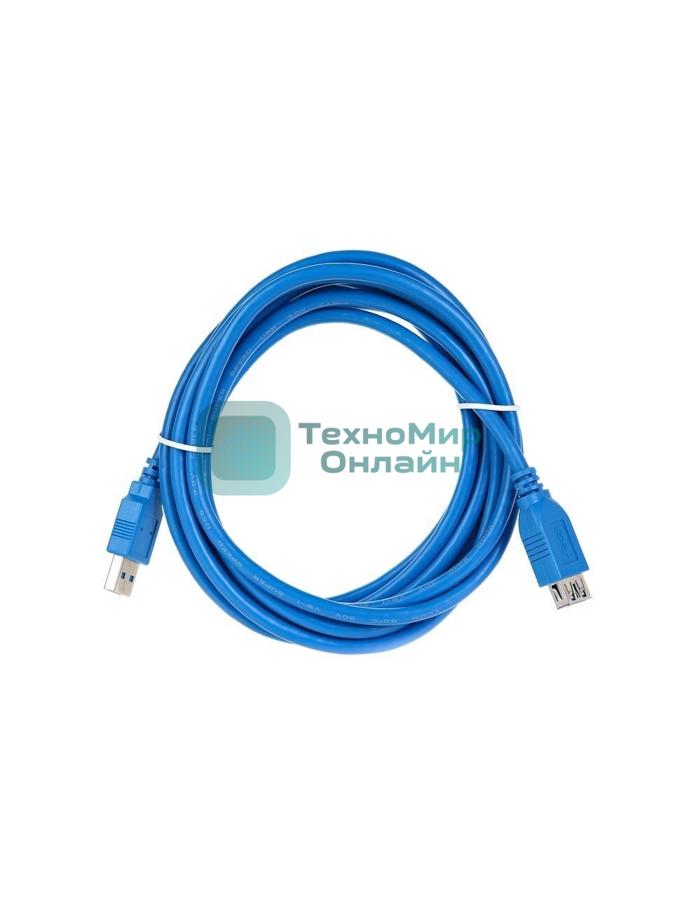 Кабель VCOM VUS7065-3M Кабель-удлинитель USB3.0 Am-Af 3 м