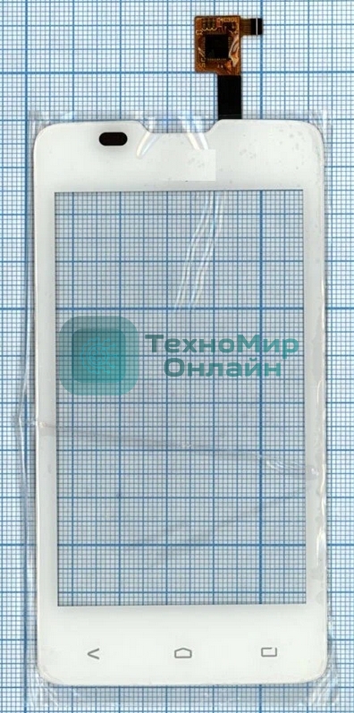 Сенсорное стекло (тачскрин) для Fly IQ449 Pronto, белое
