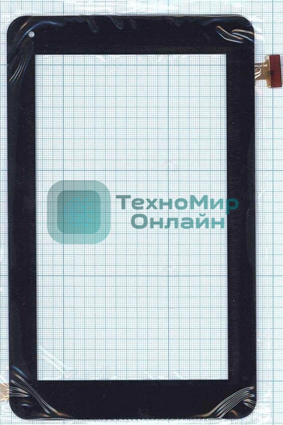 Сенсорное стекло (тачскрин) FPC-FC70S658-00, черное