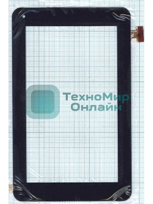 Сенсорное стекло (тачскрин) FPC-FC70S658-00, черное
