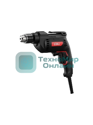 Дрель Deli DE-DZ10-2E, 500 Вт, сетевая, безударная