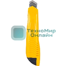 Нож канцелярский Deli E2043, ширина лезвия 18 мм, фиксатор усиленный сталь ассорти, блистер