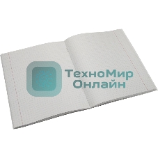 Тетрадь Buro 96л. клет. A5 202х163 1диз. бумвинил скоба синий