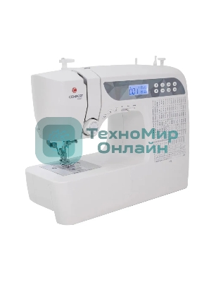 Швейная машина Comfort 1001 200 операций, 9 видов петель, жк дисплей, нитевдеватель, горизонтальный челнок, русск./англ. алфавит, плавная регулировка скорости на корпусе, регулятор давления лапки, нитевдеватель, возможность шитья двойной иглой, возможность шитья без педали.