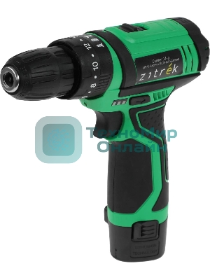 Дрель-шуруповерт Zitrek Crusher 063-4054, 12 В, 1,4 Ач, 30 Нм, щеточный, ударный
