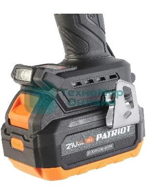 Дрель-шуруповерт Patriot BR 224UES-h, 21 В, 4 Ач, 150 Нм, бесщеточный