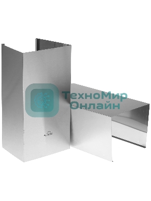 Вытяжка каминная Elikor Вента 60Н-650-К3Д серебристый, 59 см, 650 куб. м/ч, 56 дБ