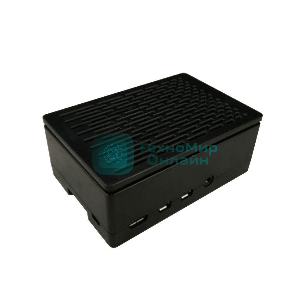 Корпус ACD черный ABS Case (Install 3010/3007 Fans or 3.5 Inch Touch Screen) for Raspberry PI 4B