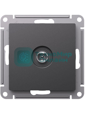 Антенна TV коннектор AtlasDesign механизм базальт SE