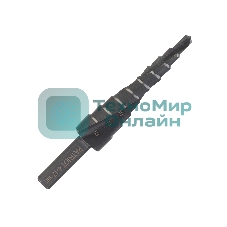 Сверло PATRIOT EXPERT по металлу ступенчатое 4-12 мм, Р6М5, упаковка блистер