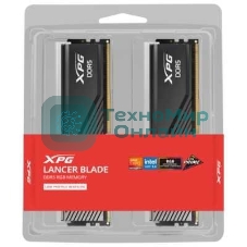 Оперативная память ADATA XPG Lancer Blade RGB, DDR5, 32GB (2x16GB), 6000 MHz, CL36, с радиатором, RGB, черный