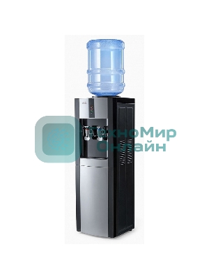 Кулер для воды AEL LD-AEL-47, верхняя загрузка, нагрев 90 °С, охлаждение 15 °С, черный/серебристый