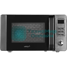 Микроволновая печь Vitek VT-MW0520 черный/серебристый, 20 л, 700 Вт, переключатели - кнопки, поворотный механизм
