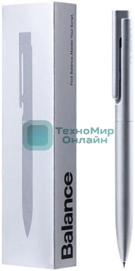 Ручка гелевая автоматическая Deli Nusign NS999ES SILVER, серебристый, d=0.5мм, черные чернила, коробка (1шт) пулевидный пишущий наконечник