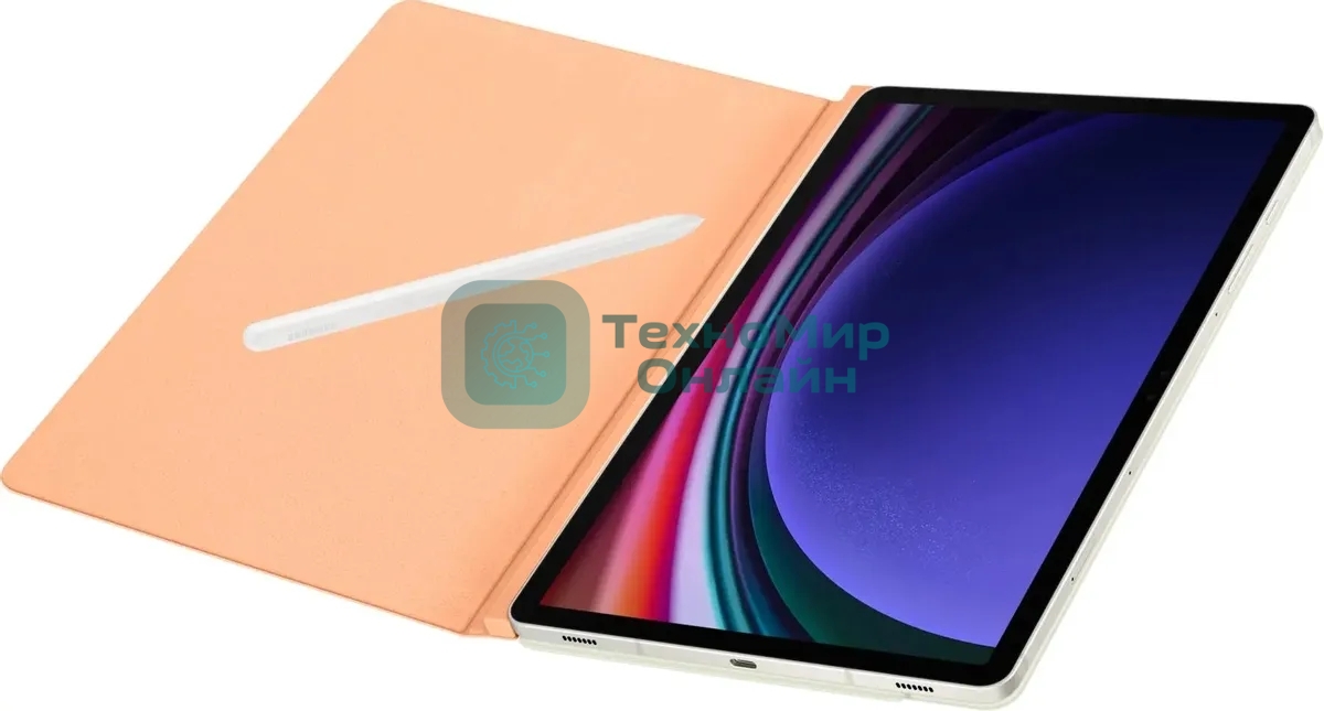Чехол Samsung для Samsung Galaxy Tab S9/S9 FE EF-BX710POEGRU поликарбонат/полиуретан оранжевый