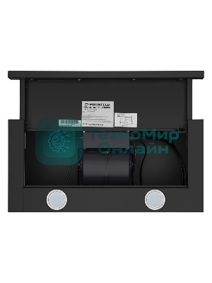 Вытяжка встраиваемая Maunfeld VS Fast 60 черный, 60 см, 850 куб. м/ч, 47 дБ