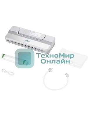 Вакуумный упаковщик Kitfort КТ-1559 ручной 70Вт 0.6Бар шир.пак.:30см серебристый