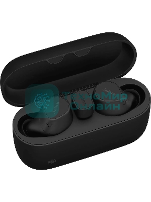 Наушники TWS Jabra Evolve2 Buds черный, внутриканальные, Bluetooth + USB-адаптер, активное шумоподавление, до 33 ч
