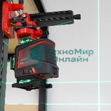 Лазерный нивелир UNI-T LM576LD 3D 16 линий, Osram зеленый свет, рабочее расстояние 30 м