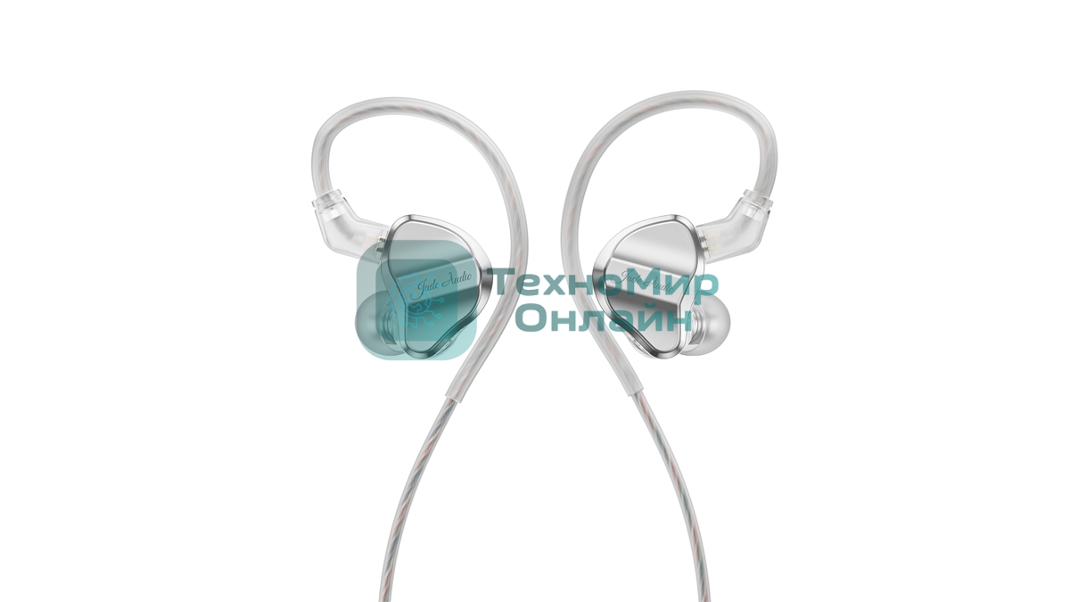 Проводные наушники FiiO JD1 серебристый, внутриканальные