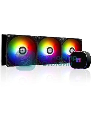 Система жидкостного охлаждения Thermalright Frozen Horizon 360 V2 ARGb Soc-AM5/AM4/1200/1700/1851 черный 4-pin 29.5dB Al Ret (F-HORIZON-360-BL-V2)
