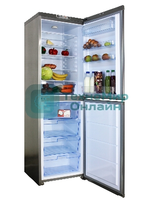 Холодильник ОРСК-176 MI металлик двухкамерный 200/160л морозилка снизу