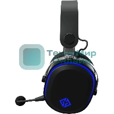 Беспроводные/проводные наушники GMNG GG-HS405W черный, полноразмерные, Bluetooth + радиоканал + проводной, до 40 ч