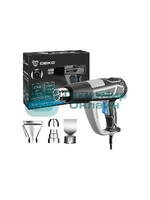 Фен технический Deko HG2500 PRO 2500Вт темп.350/600С