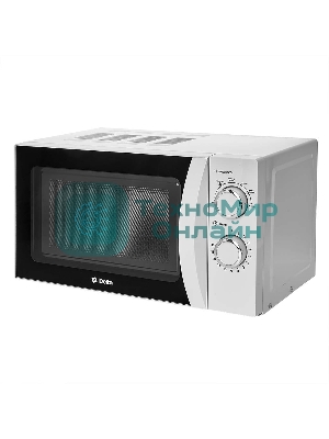 Микроволновая печь Delta DL-88L20 белый, 20 л, 700 Вт, переключатели - поворотный механизм