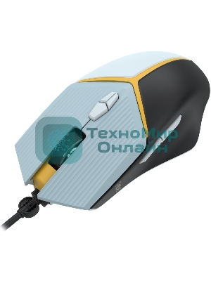 Мышь проводная Defender Shotgun GM-176 серый, 3600 dpi, USB, кнопки - 6