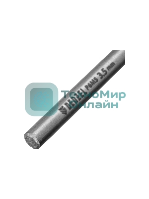 Сверло спиральное по металлу Denzel 3,5 x 70 мм, Р6М5, Golden Tip, 2 шт.