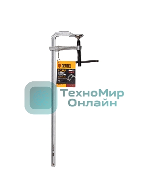 Струбцина Denzel F-образная, 80x400 мм, кованая