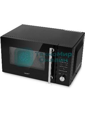 Микроволновая печь Vitek VT-MW1323 черный, 23 л, 900 Вт, переключатели - кнопки, поворотный механизм