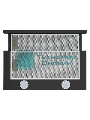 Вытяжка встраиваемая Maunfeld VS Fast 60 черный, 60 см, 850 куб. м/ч, 47 дБ