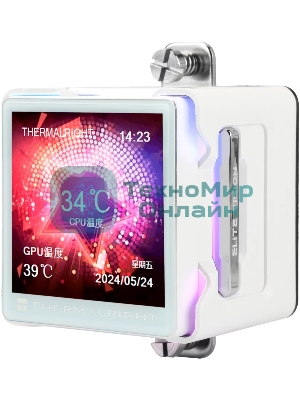 Система жидкостного охлаждения Thermalright Elite Vision 360 (360mm, LED, White, ARGB/Fans: 3x120mm, 69CFM, 27dBA, 2150RPM/Pump height 63mm, Rad thickness 27mm/S: 1700, 1200, 1851, 115X, 2011, 2066, AM5, AM4)