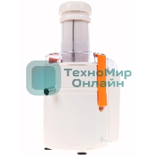 Соковыжималка Mystery MJE-1901 белый, центробежная, 900 Вт, 900 мл, механическое