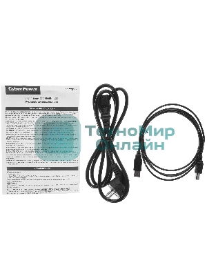 Источник бесперебойного питания CyberPower VP700ELCD/700 ВА/390 Вт/USB/RS-232/RJ-11/RJ-45/4 х CEE 7 (евророзетка)