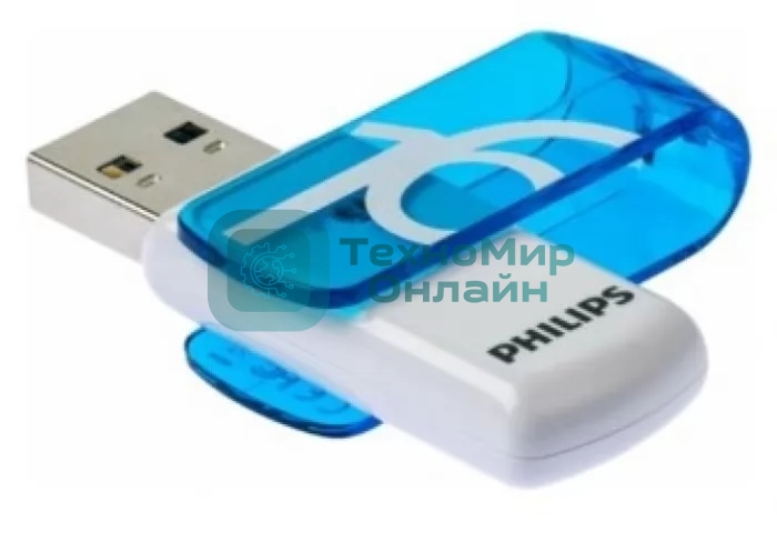 Флешка USB 16Gb PHILIPS VIVID2.0 16Gb, USB 2.0