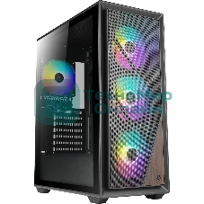Компьютерный корпус Azza Forest черный без БП ATX 4x120мм 4x140мм 2xUSB 3.0 audio bott PSU