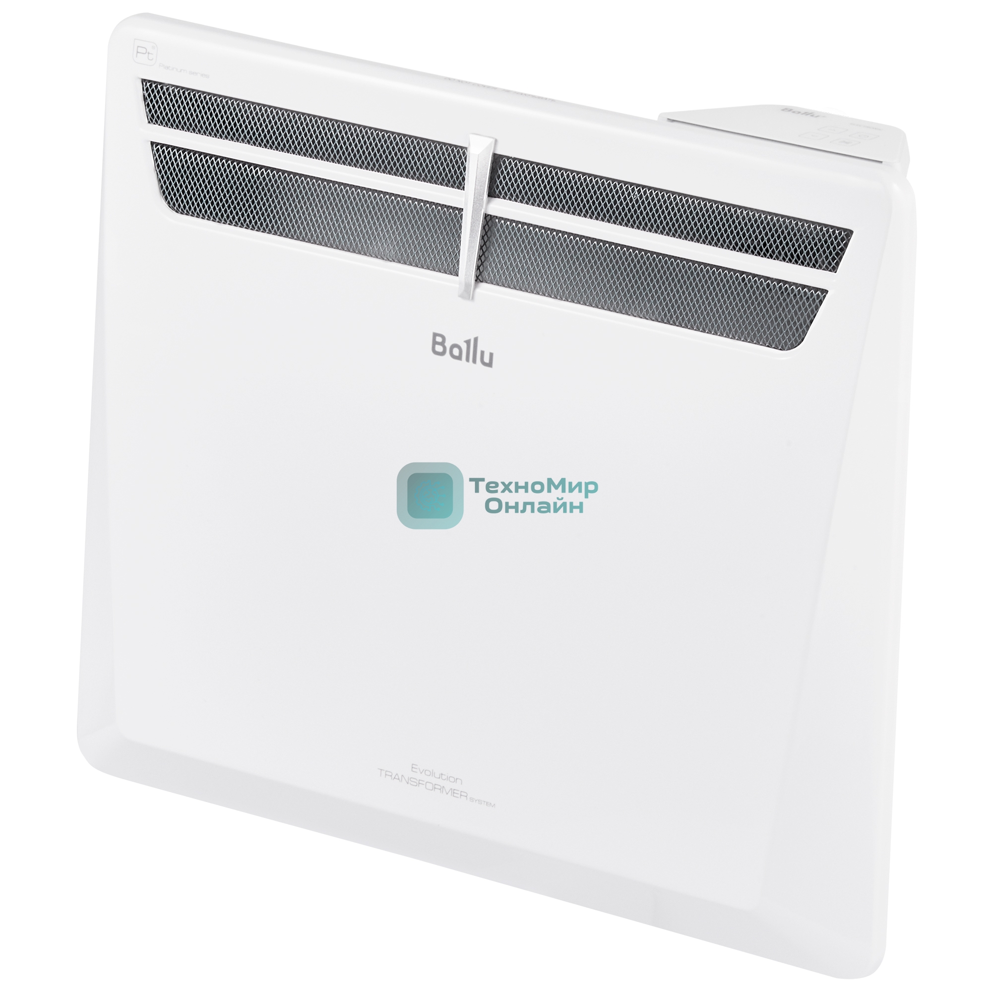 Комплект Ballu Transformer с блоком управления BEC/EVU-1000-4I белый, 1000 Вт, 15 м2, дисплей, термостат, WiFi