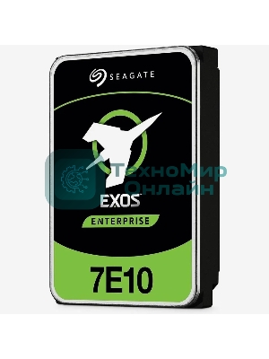 Жесткий диск Seagate HDD SAS 6Tb Exos 7E10 7200 12Gb/s 256Mb 1 year warranty (replacement ST6000NM020B, ST6000NM029A, MG08SDA600E)
