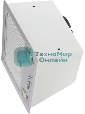 Вытяжка встраиваемая Elikor Flat 42П-430-К3Д белый/хром, 42 см, 430 куб. м/ч, 60 дБ