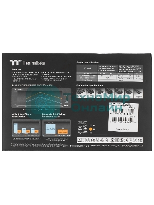 Блок питания Thermaltake SFX 750W Toughpower SFX750 Gen.5 80 PLUS platinum (20+4pin) APFC 90мм fan 8xSATA Cab Manag RTL