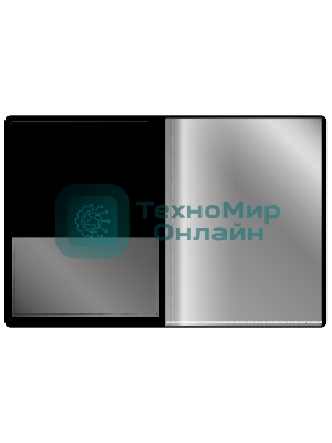 Папка с 80 прозрачными вкладками Silwerhof Perlen 292981-73 A4 1мм, карман сиреневый металлик