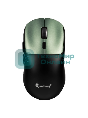 Мышь игровая беспроводная Dual BT+USB с зарядкой Smartbuy X7 черно-зеленая (SBM777DGG) /40.  