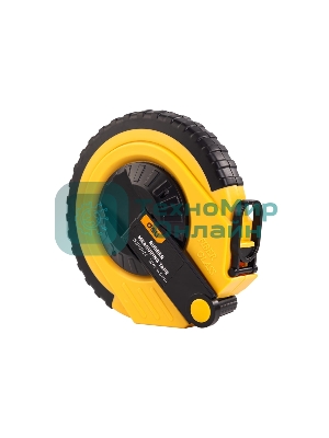 Мерная лента Deli DL9820ZY 20м x 14.5мм Ударопрочный корпус. Основной класс точности. Метрическое полотно из стекловолокна и ПВХ.