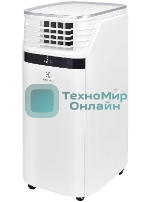 Кондиционер мобильный Electrolux EACM-20 JK/N3 20000 BTU, 55 м², 55 дБ, охлаждение, обогрев, осушение, белый