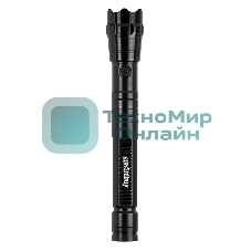 Светодиодный алюминиевый фонарь Smartbuy SBF-600-K 1Вт 2AA, черный